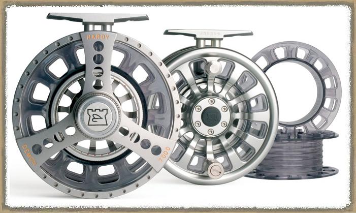 HARDY “DEMON 3000″ 3 1/4” TROUT FLY REEL + 2 x SPARE SPOOLS – Vintage  Fishing Tackle